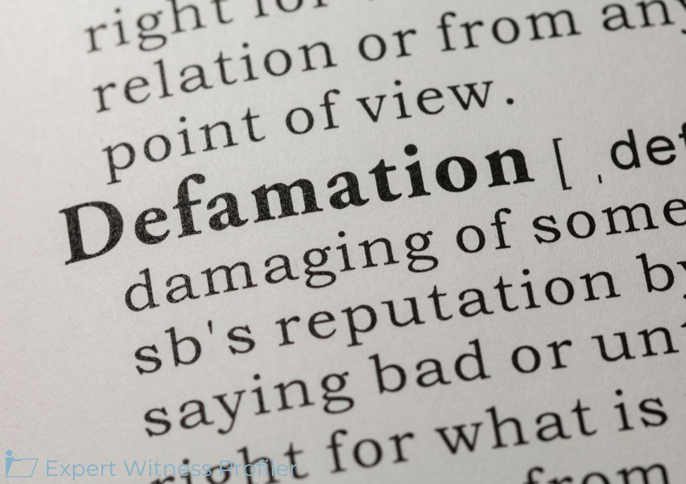 Psychiatry Expert Witness’ Testimony Regarding Plaintiff’s Pain and Suffering Related to his Defamation Claims Rejected